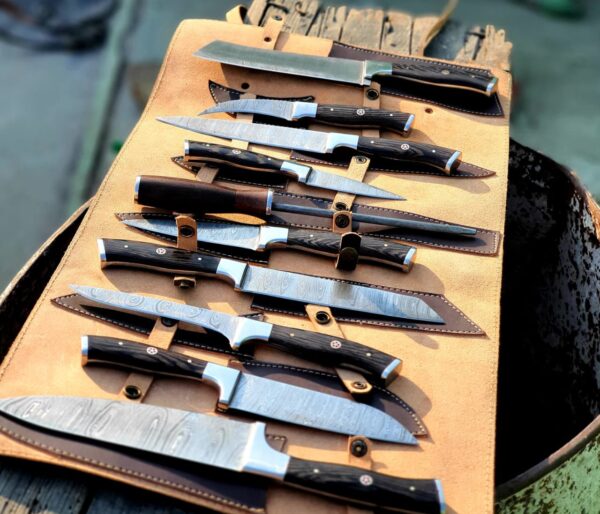 Damascus steel chef set - Image 4