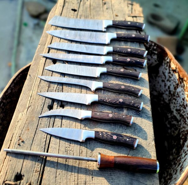 Damascus steel chef set - Image 2