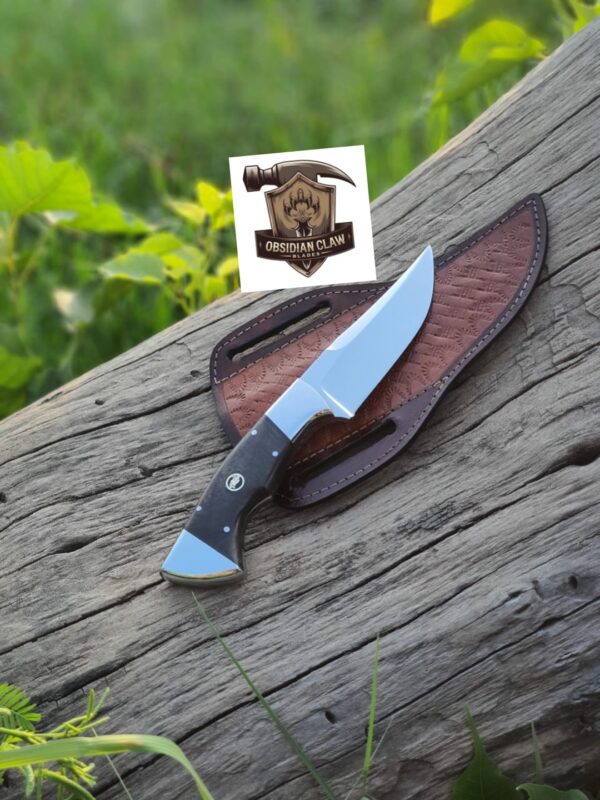 Stunning  handmade D2 steel 8" hunting skinner knife - Image 3