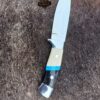 Custome Handmade J2 steel high palash mirror Skinner knife/ leather sheaths. - Image 8