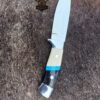 Custome Handmade J2 steel high palash mirror Skinner knife/ leather sheaths. - Image 5