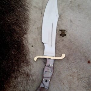 🔪 Handmade Bowie Knife – Premium Quality With leather sheath.
