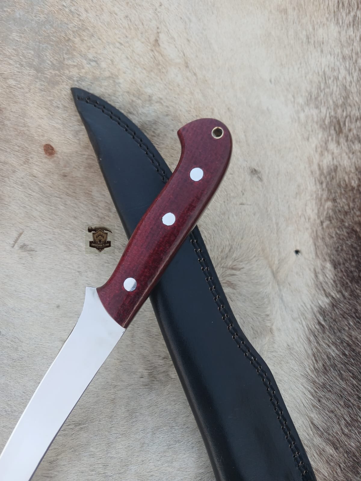 Premium Fillet knife with leather sheath. - Image 6