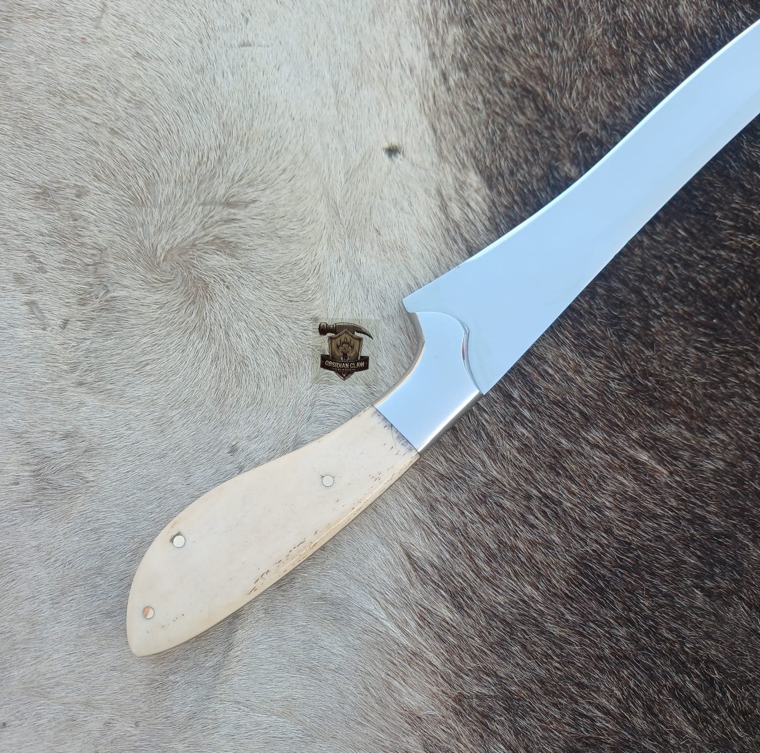 Fishing Fillet knife with leather sheath. - Image 6