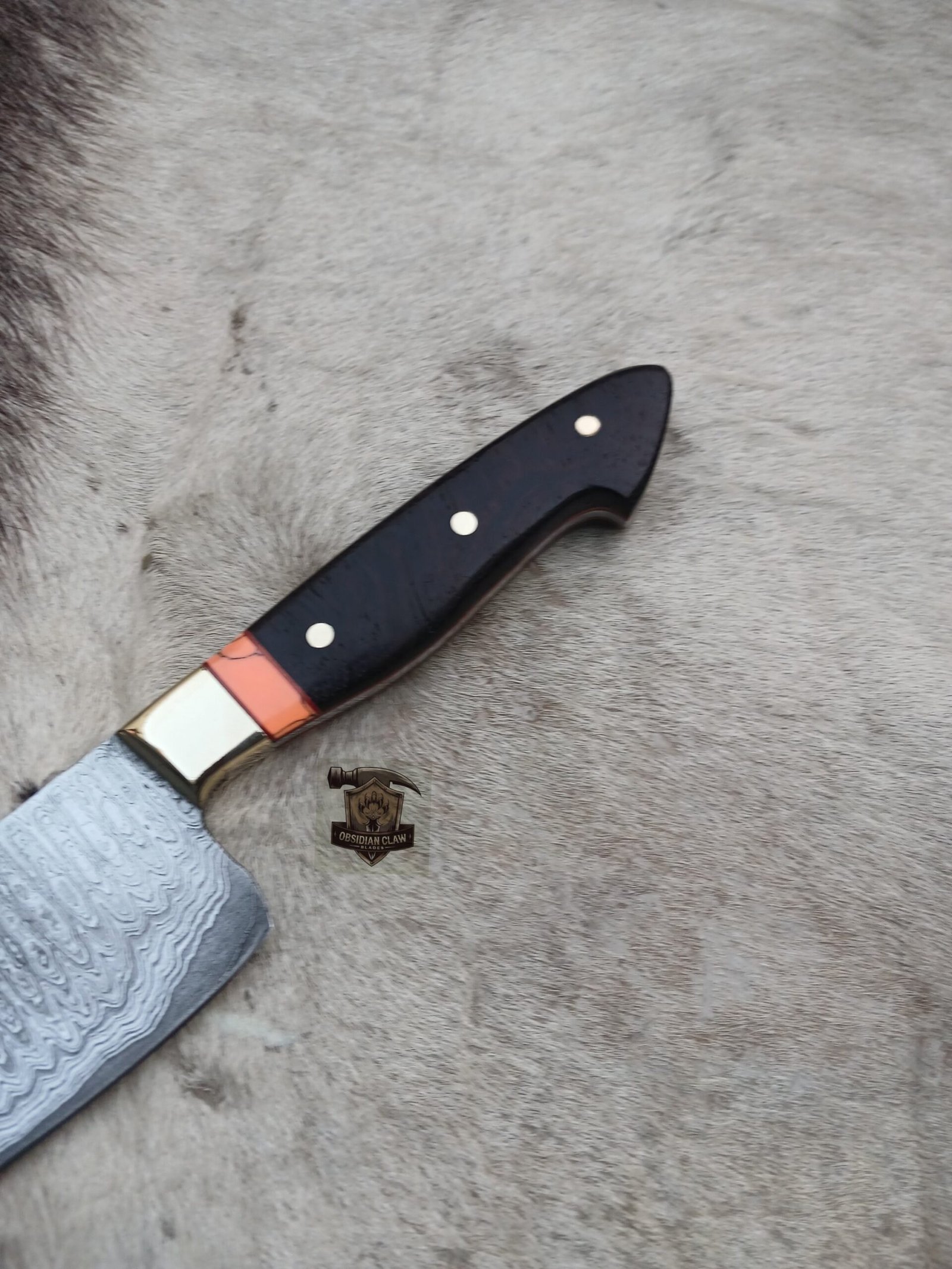 Chef knife with Leather cover. - Image 5